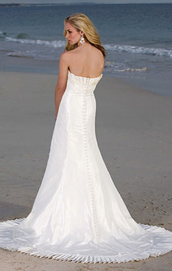 Orifashion HandmadeUnique Luscious Beach Bridal Gown / Wedding D